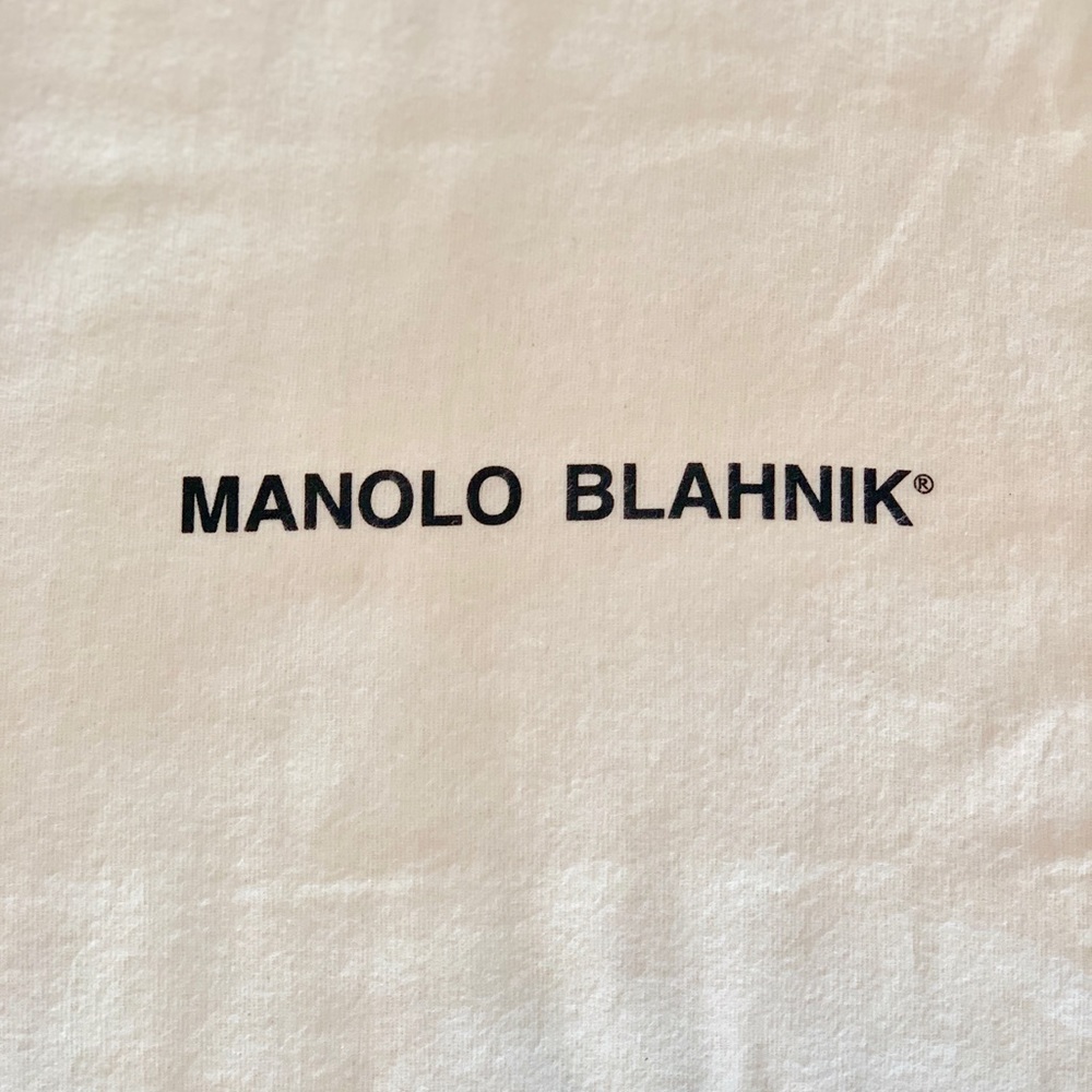 Manolo Blahnik shoe dust bag